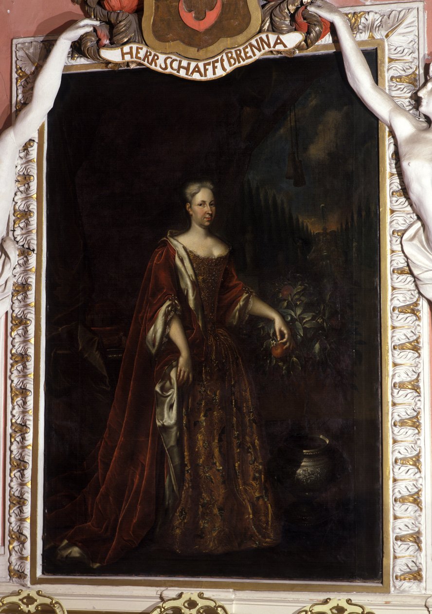 Magdalena Augusta, Duquesa de Saxe-Gotha-Altenburg, entre 1708-32 de Christian Schilbach
