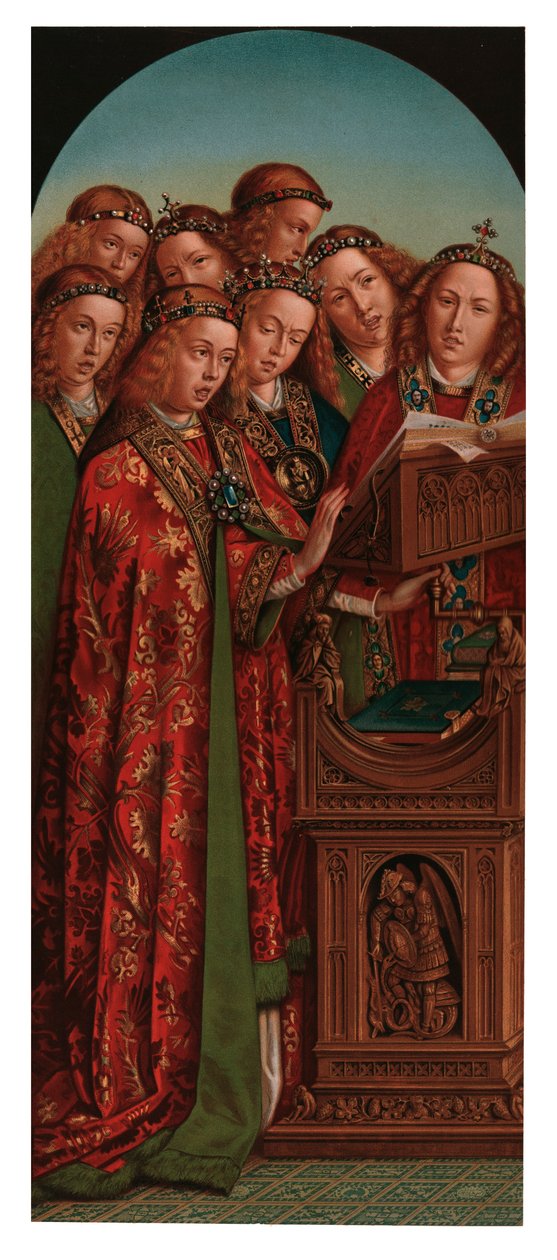 Um coro angelical, c1865. de Christian Schultz