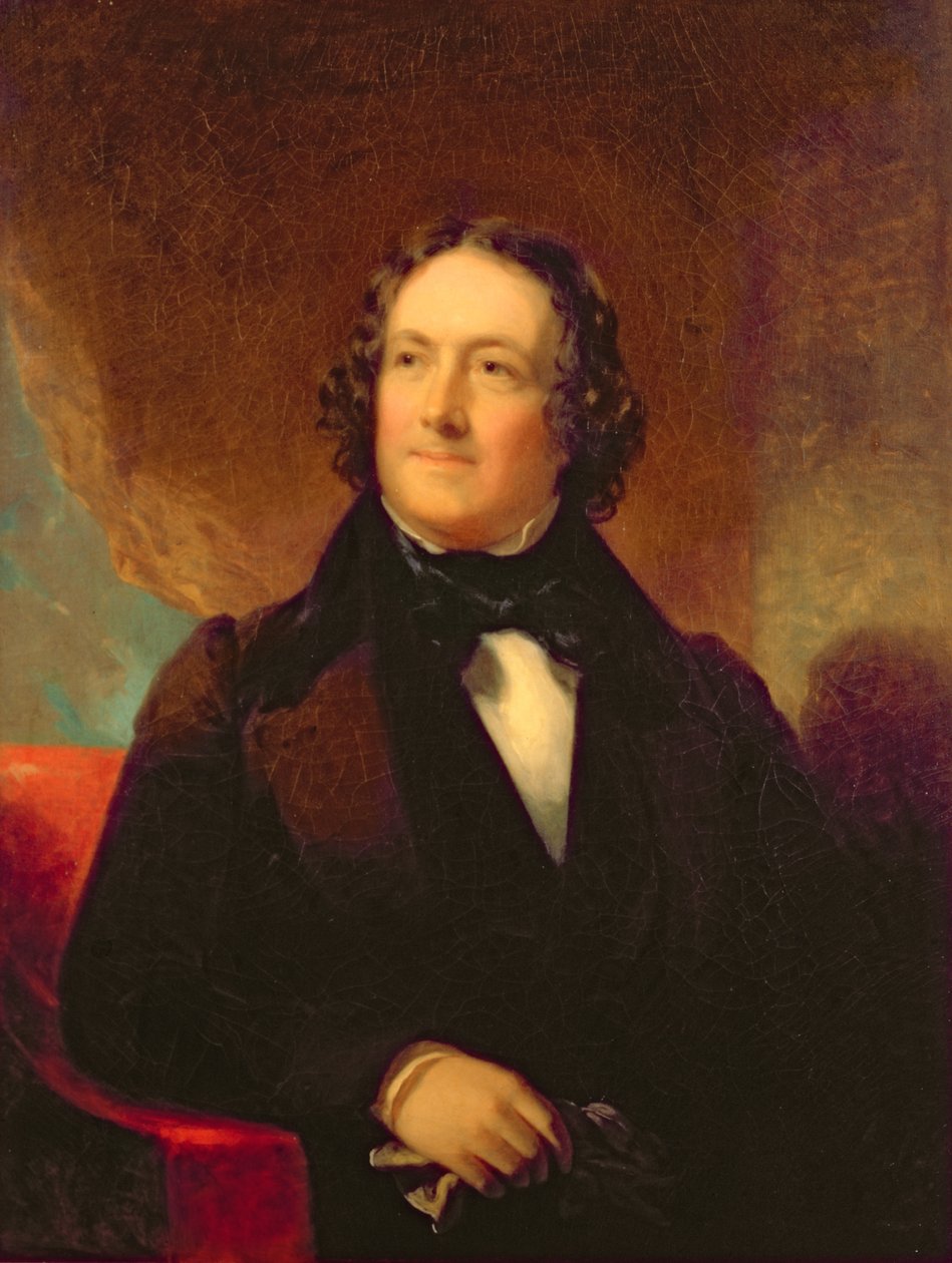 Cópia de Nicholas Biddle (1750-78) de um original por James Peale de Christian Schussele