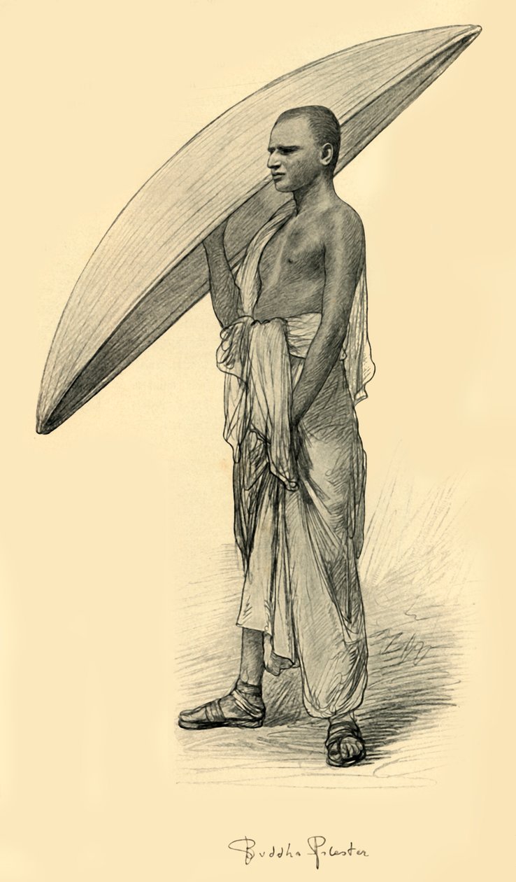 Budista, Ceilão, 1898. de Christian Wilhelm Allers