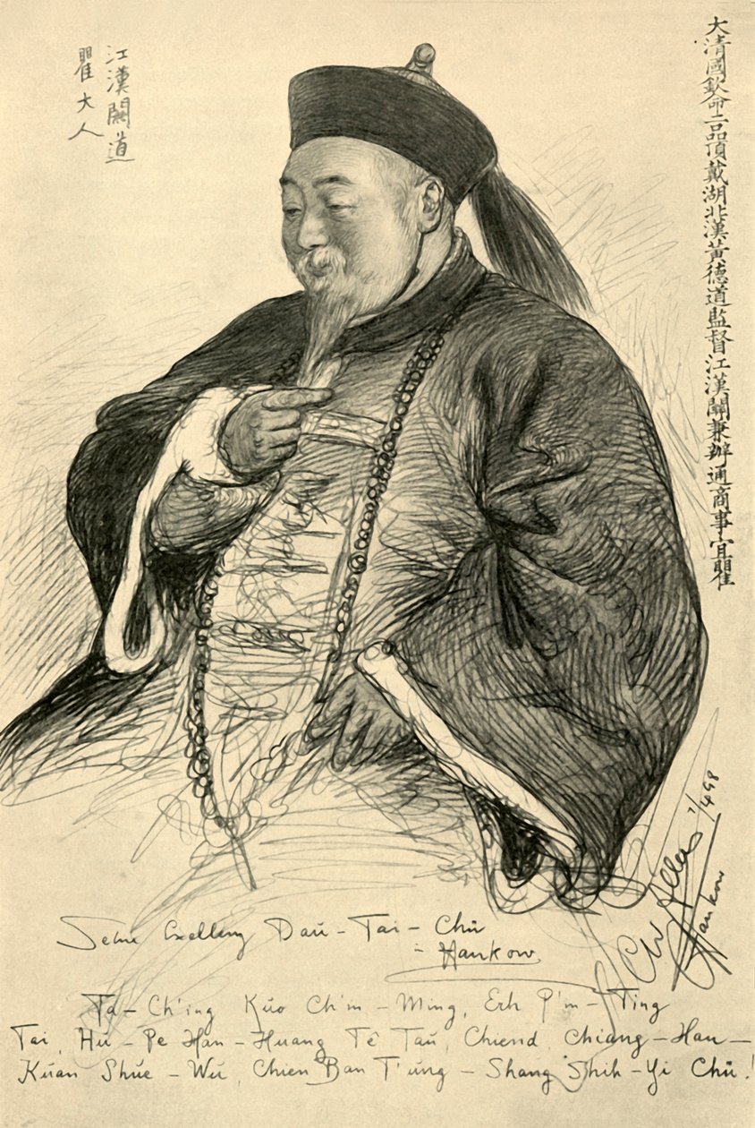 Sua Excelência Dau-Tai-Chu, Hankow, China, 1898. de Christian Wilhelm Allers