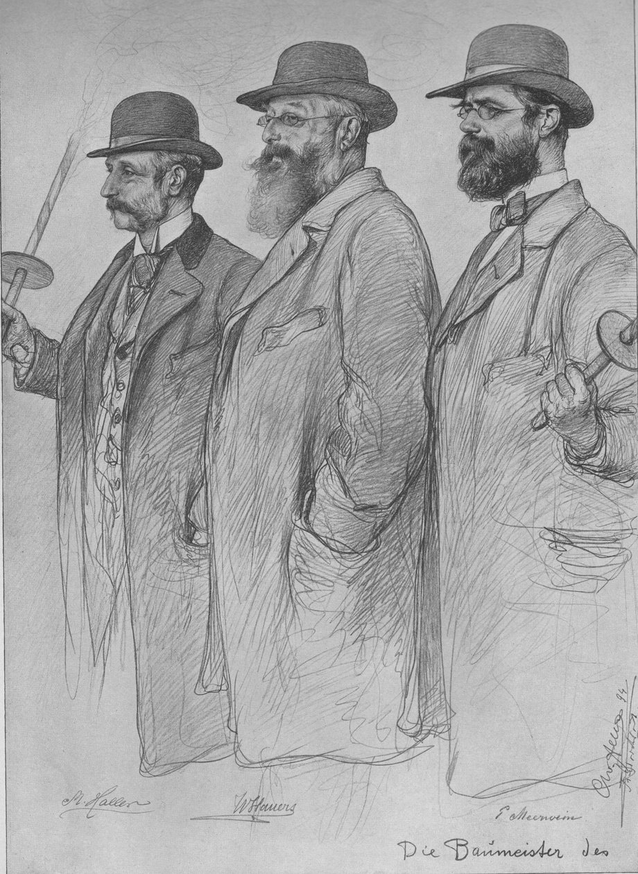 Martin Haller, Wilhelm Hauers, Wilhelm Emil Meerwein de Christian Wilhelm Allers