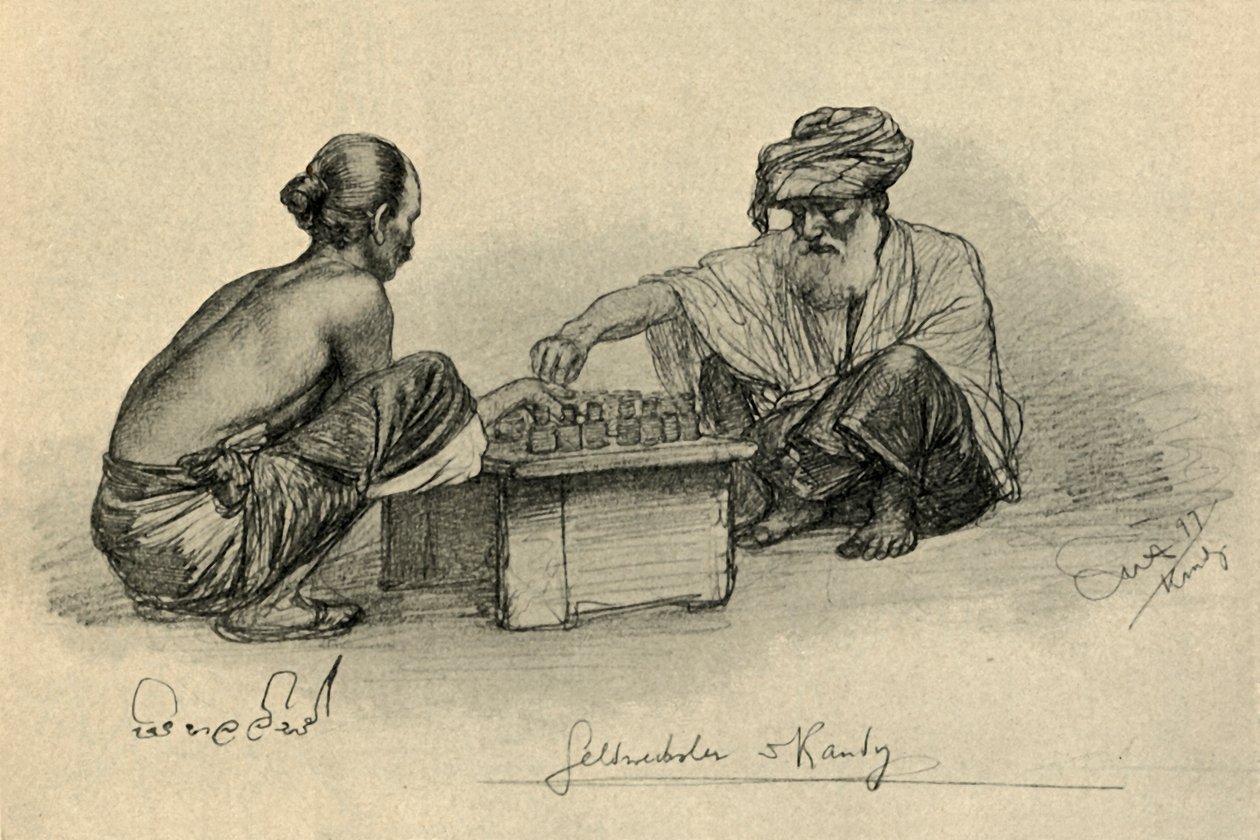 Dinheiro [emprestador], Kandy, Ceilão, 1898. de Christian Wilhelm Allers