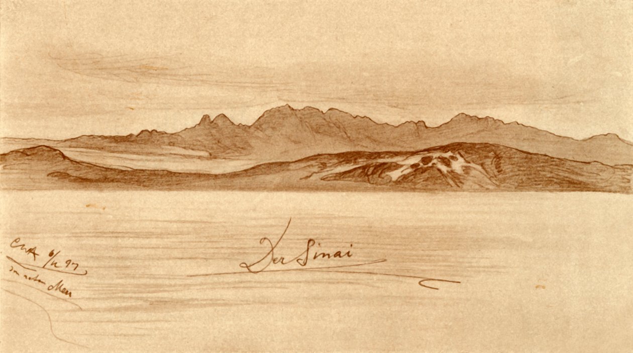 Sinai, Egito, 1898. de Christian Wilhelm Allers