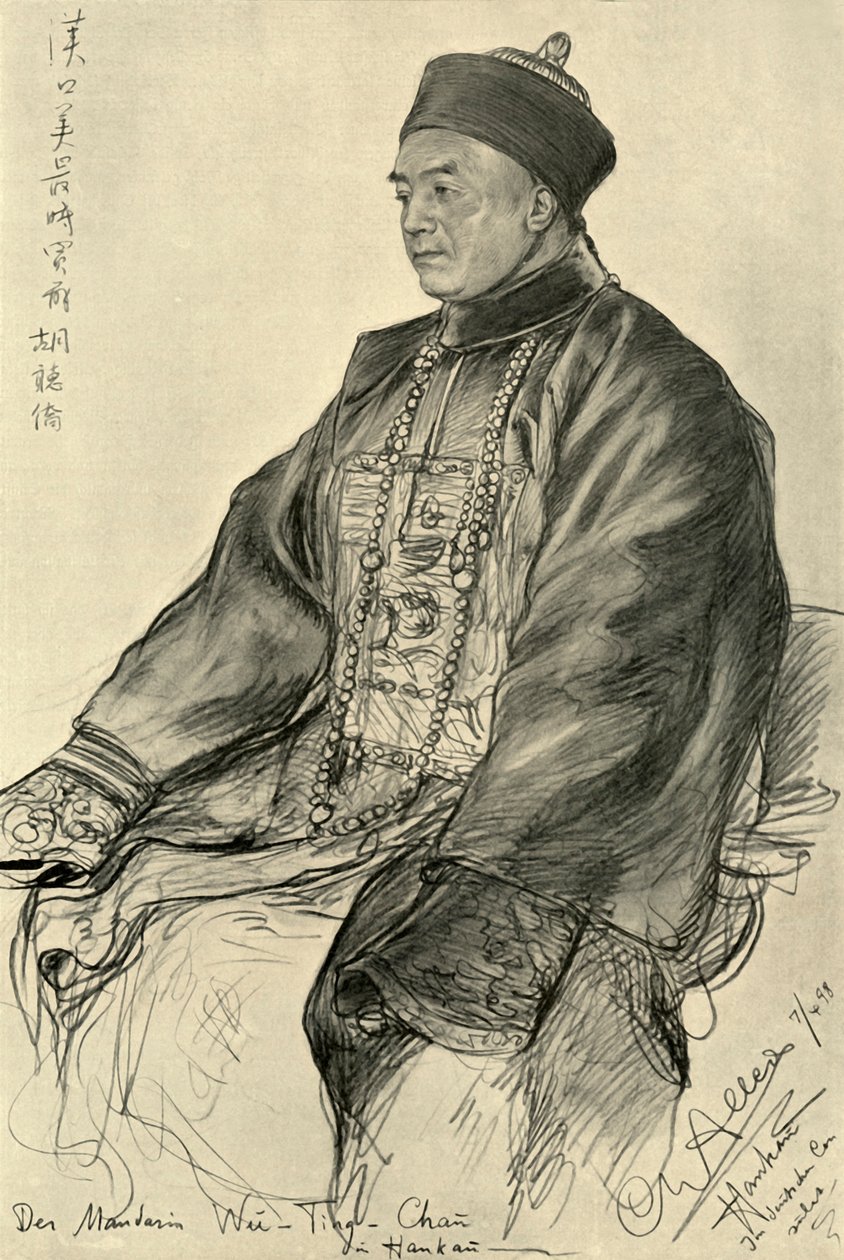 w U-ting-cha U, mandarim em Hankow, 1898. de Christian Wilhelm Allers
