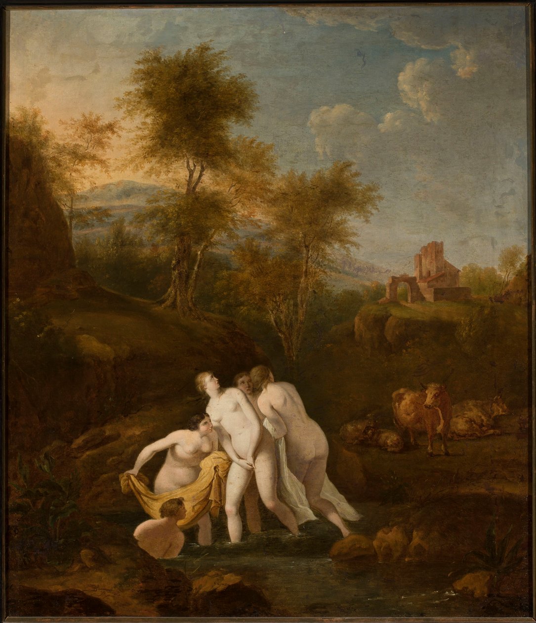 Banho das ninfas de Christian Wilhelm Ernst Dietrich