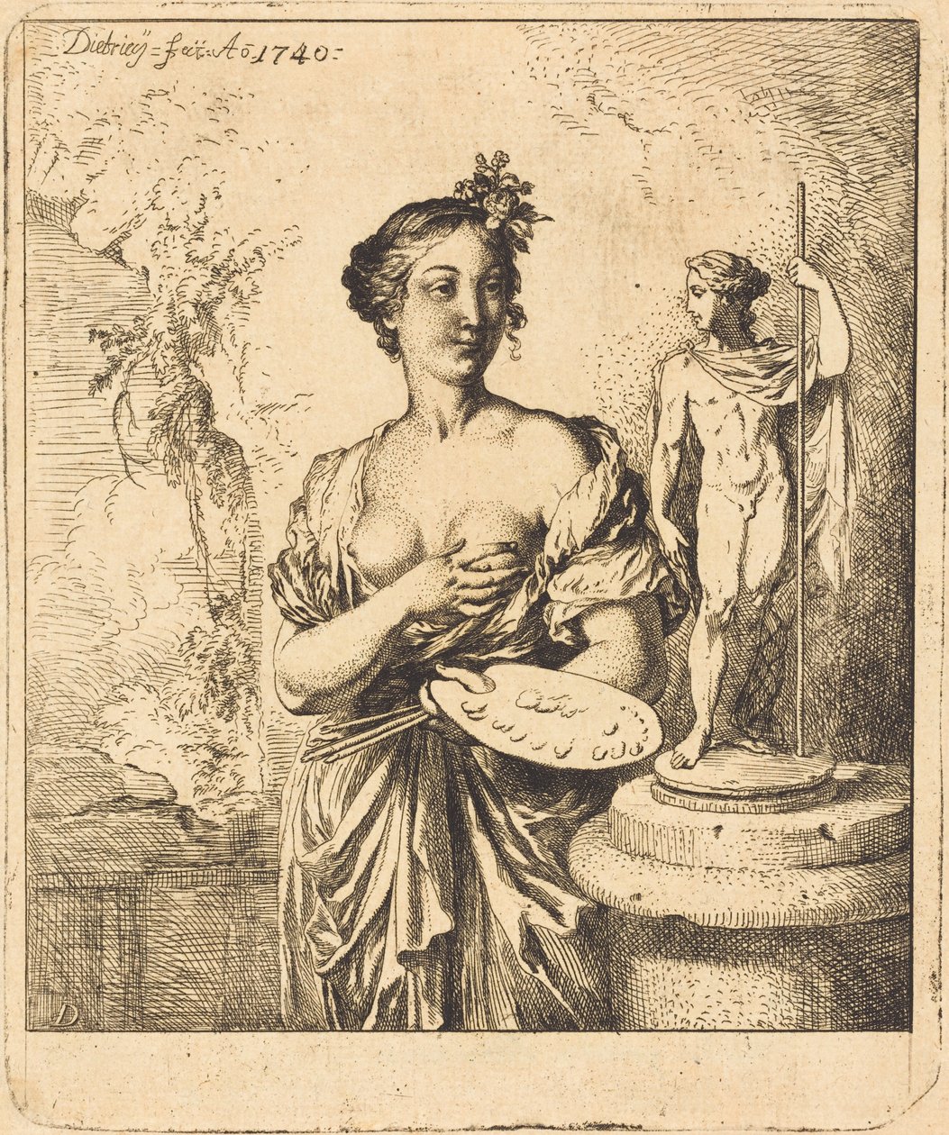 Pintura de Christian Wilhelm Ernst Dietrich