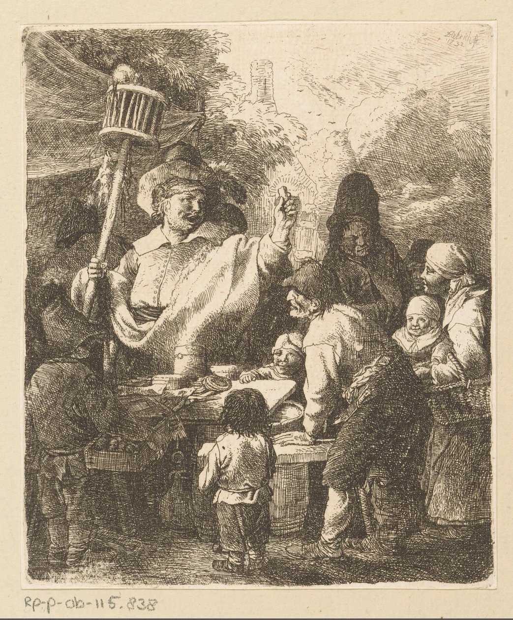Vendedor de veneno de ratos de Christian Wilhelm Ernst Dietrich