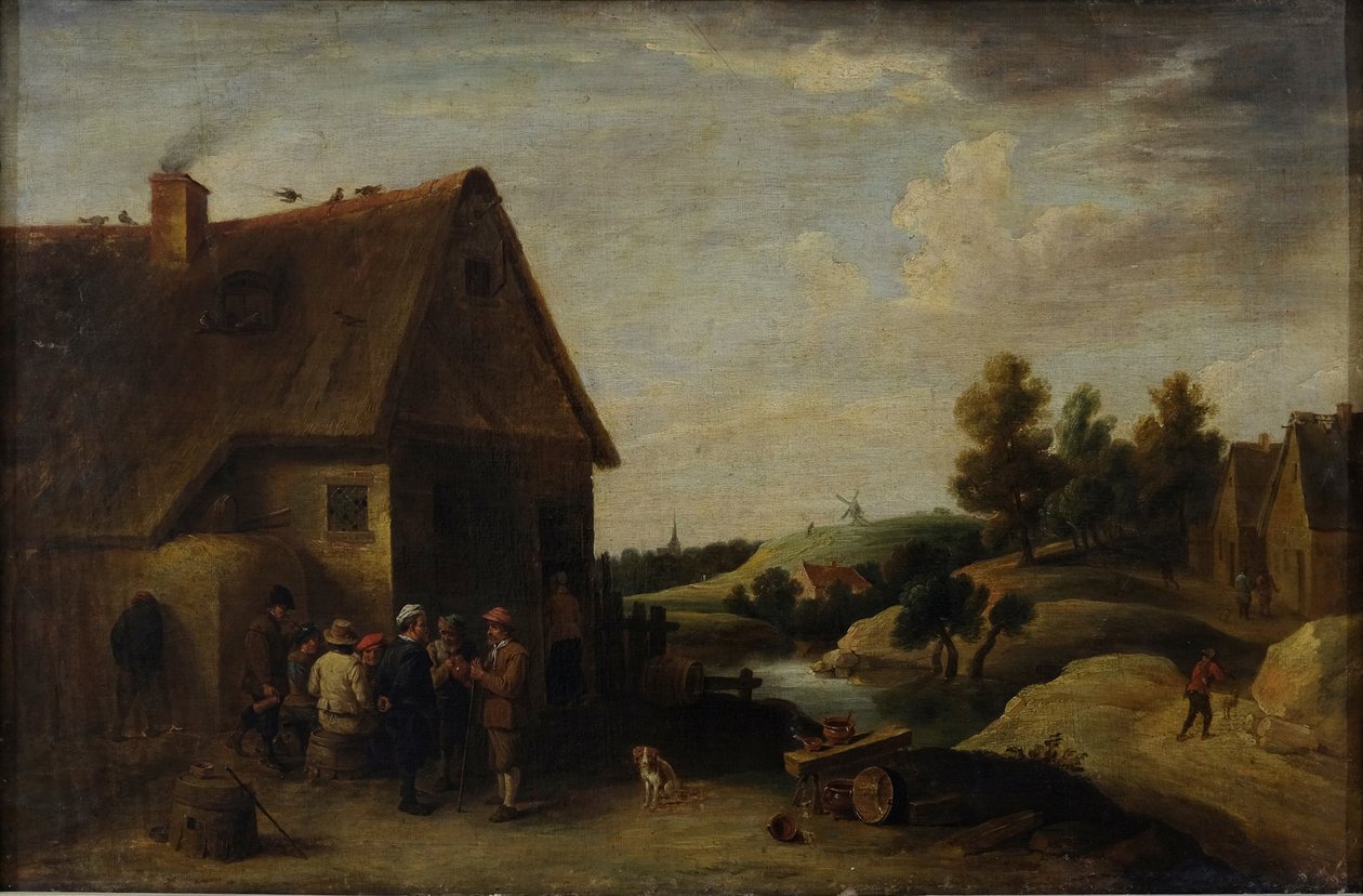 Cena da vida rural de Christian Wilhelm Ernst Dietrich