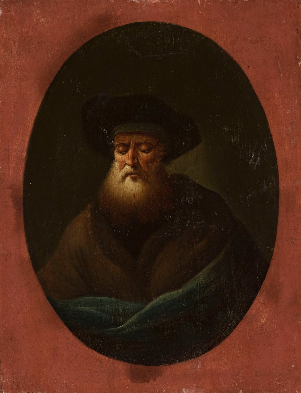 O ancião com a matéria azul de Christian Wilhelm Ernst Dietrich