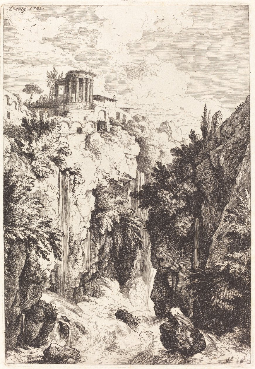 Templo da Sibila, Tivoli de Christian Wilhelm Ernst Dietrich