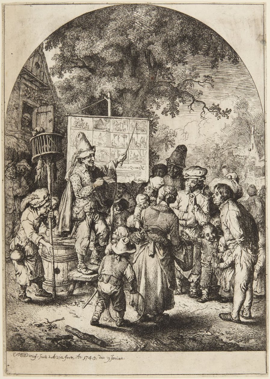 O cantor de baladas de Christian Wilhelm Ernst Dietrich