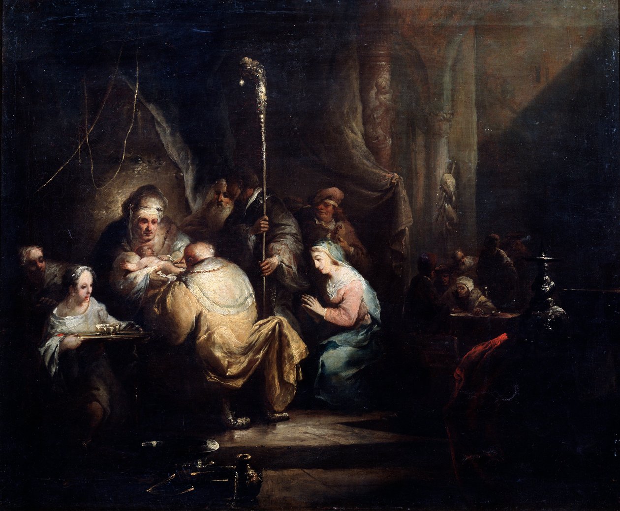 A circuncisão, 1763. de Christian Wilhelm Ernst Dietrich