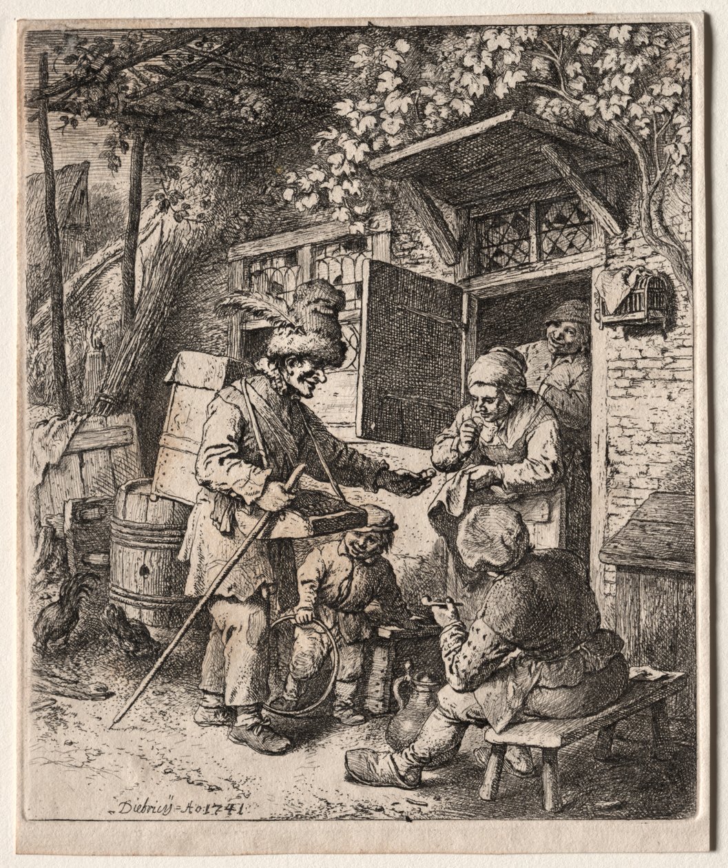 O mascate de Christian Wilhelm Ernst Dietrich