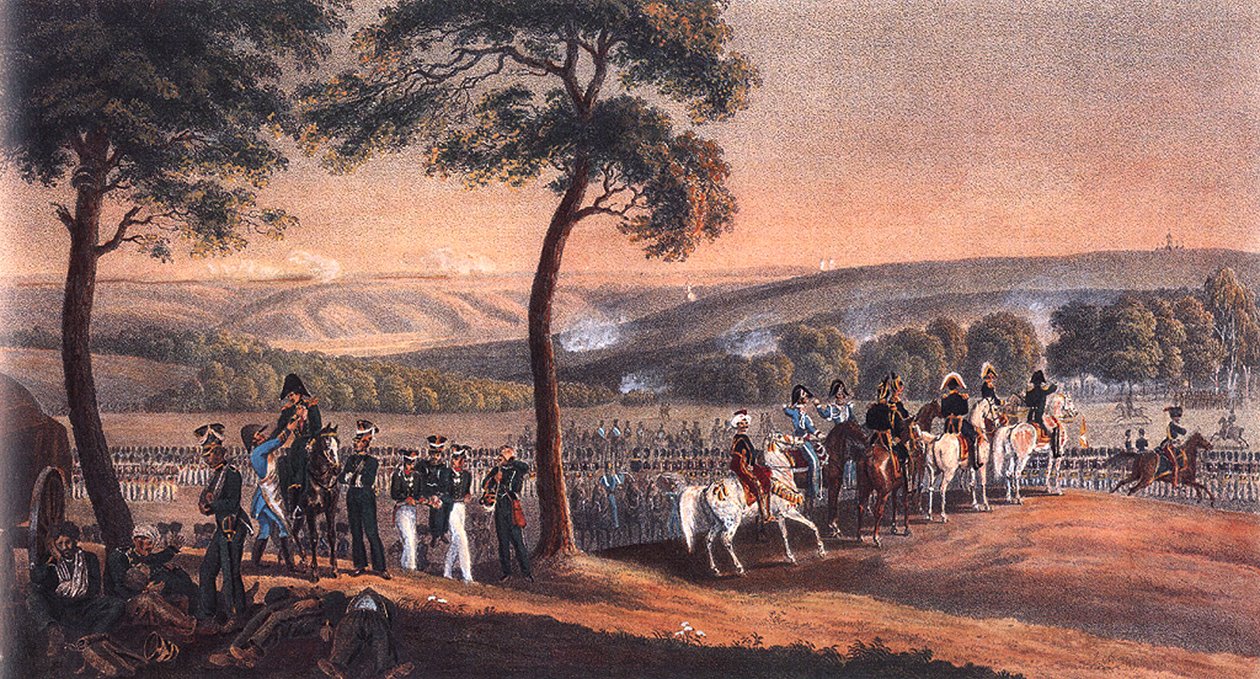 Smolensk em 16 de agosto de 1812, década de 1830 de Christian Wilhelm von Faber du Faur