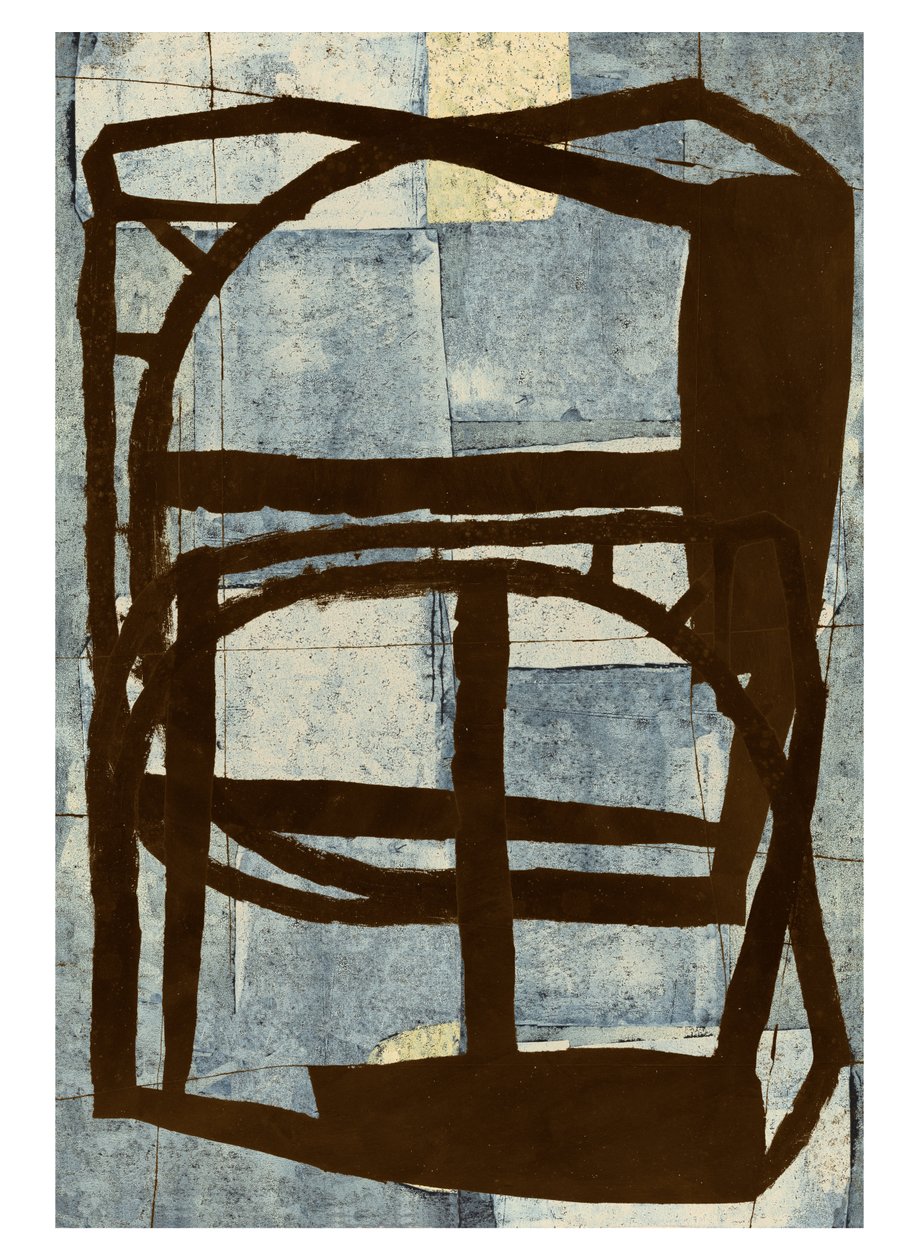 Portão de ferro, 2022 (monoprint) de Christina Fedyk