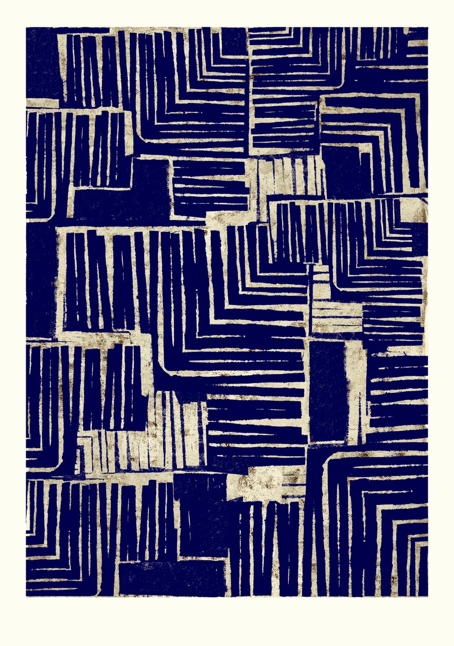Os Níveis, 2022 (monoprint) de Christina Fedyk