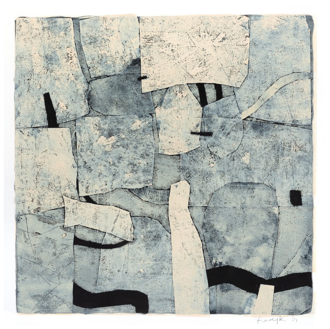 Way Station, 2016 (monotipia sobre papel) de Christina Fedyk