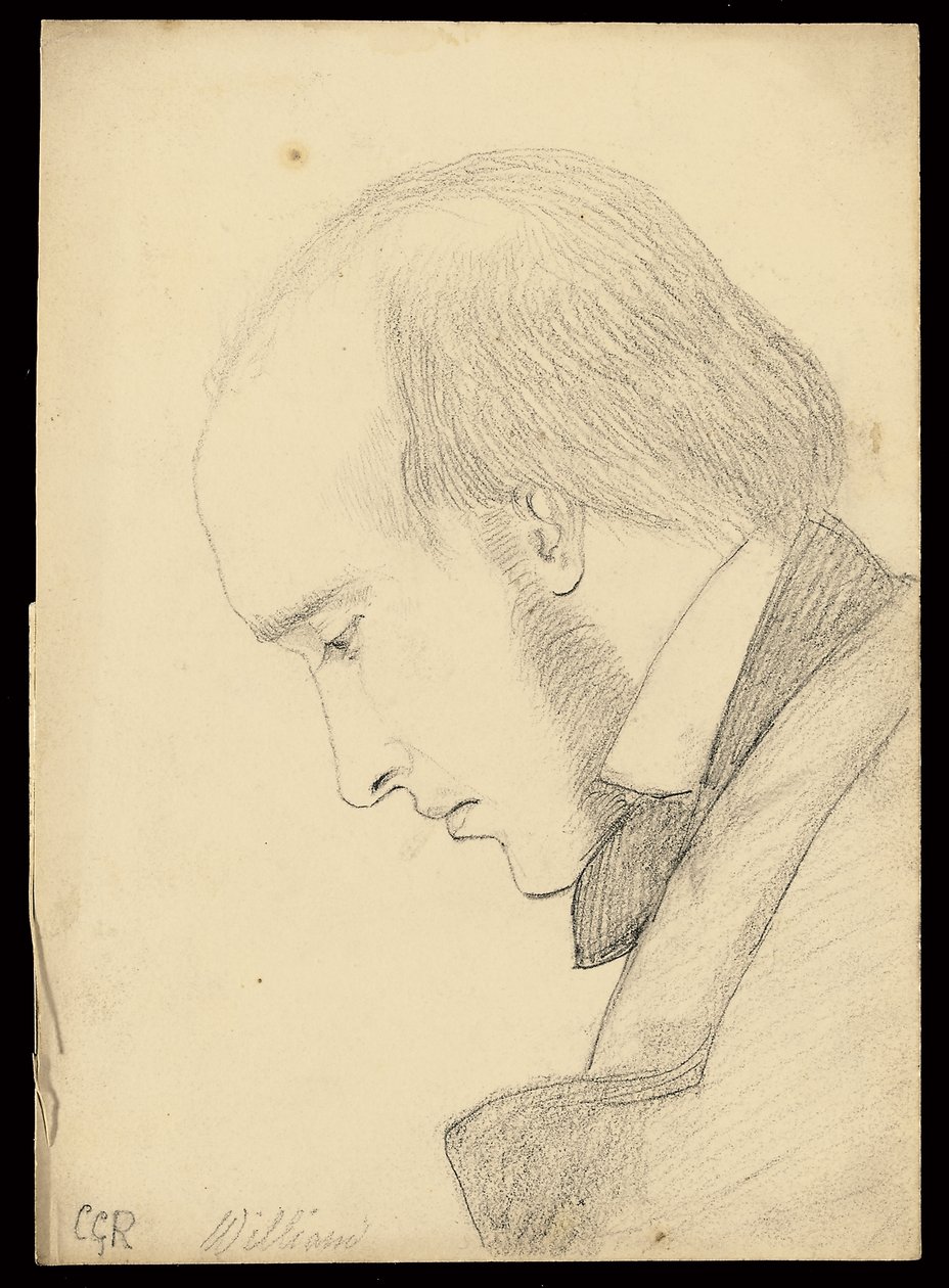 Retrato de William Michael Rossetti de Christina Georgina Rossetti