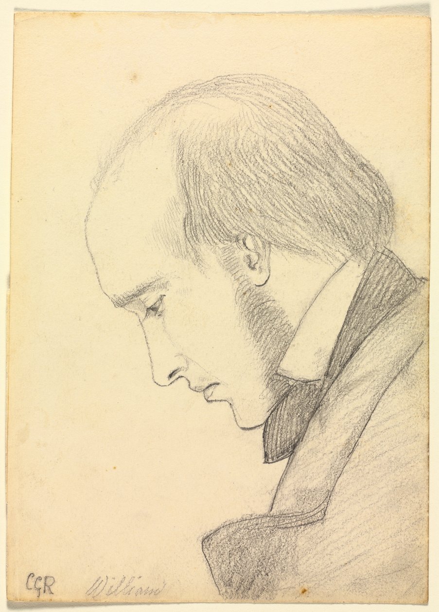 Retrato de William Michael Rossetti, c. 1853. de Christina Georgina Rossetti