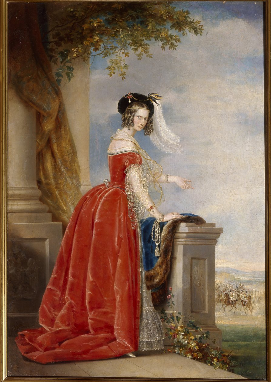 Retrato da imperatriz Alexandra Feodorovna, depois de 1840 de Christina Robertson