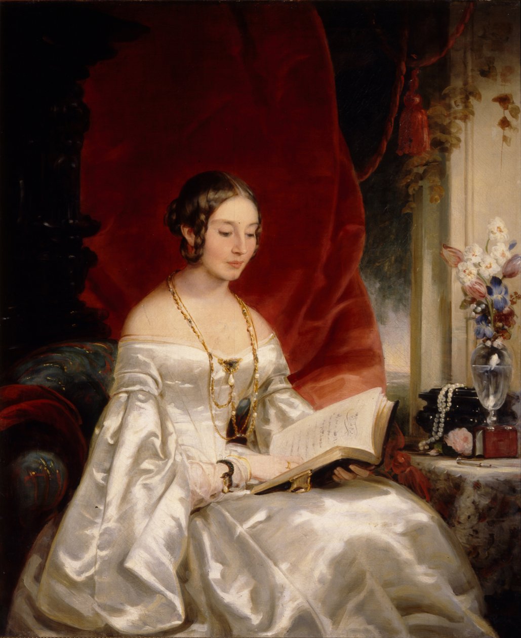 Retrato da princesa Maria Ivanovna Kochubey, née Baryatinskaya 1818-1843, 1840s de Christina Robertson