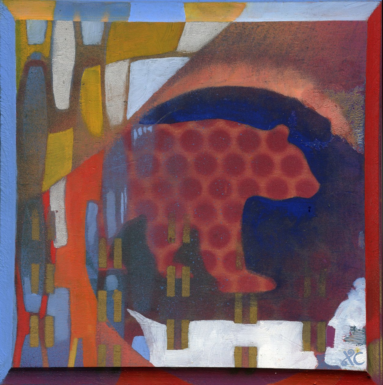 Urso, c. 2008 (acrílico sobre painel de madeira) de Christina Saj