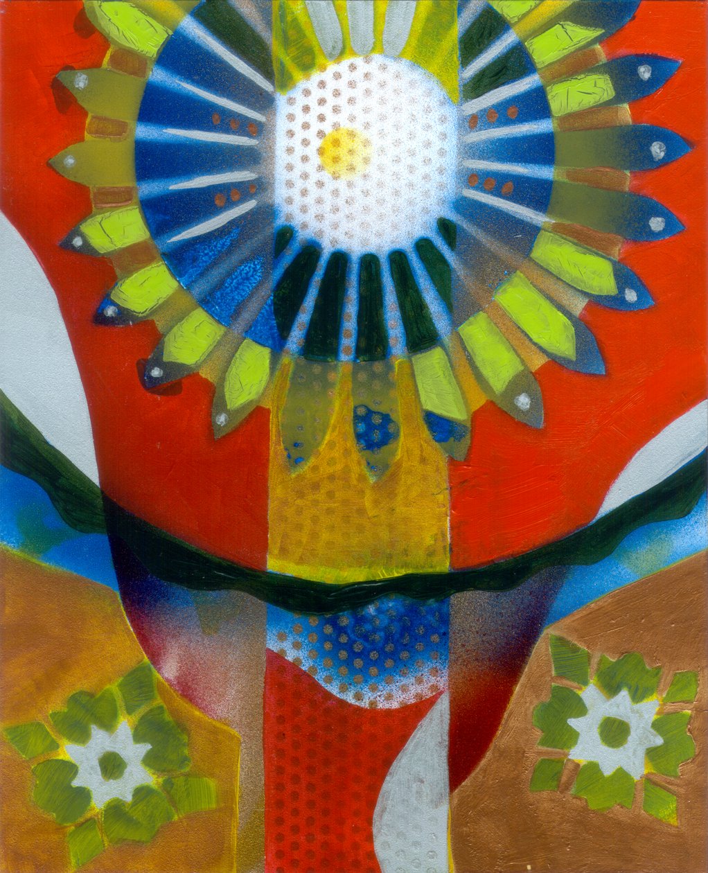 Salvador, c. 2009 (acrílico sobre painel) de Christina Saj