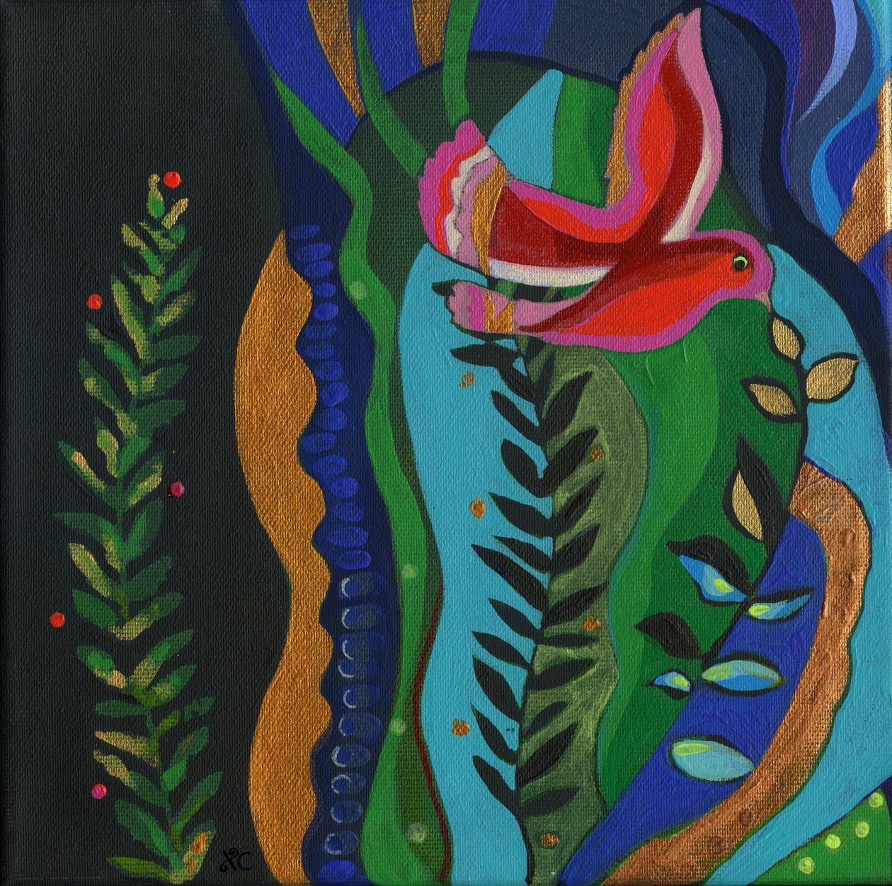 primavera | Vesna, c. 2020 (acrílico sobre tela) de Christina Saj