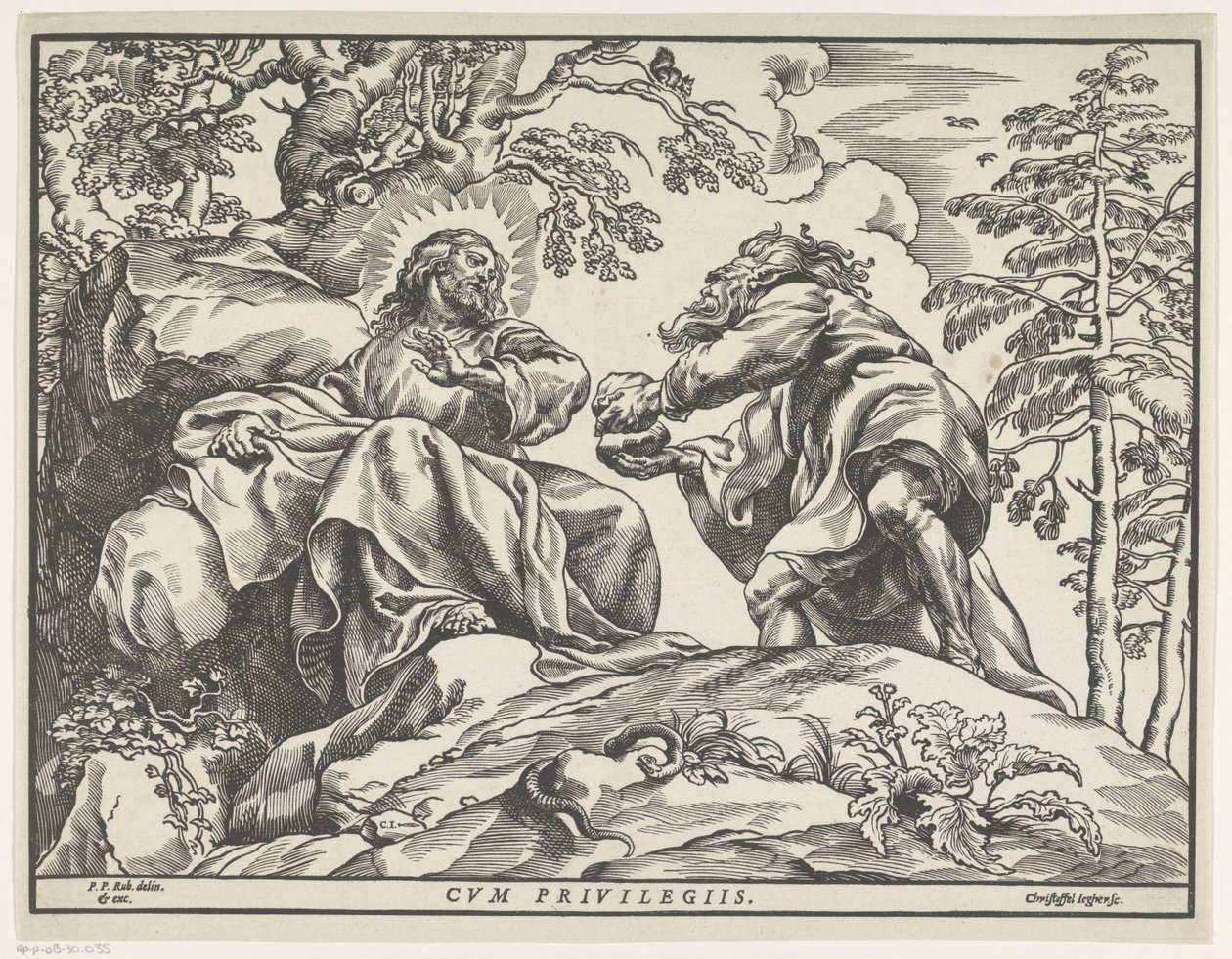 A tentação de Cristo de Christoffel Jegher