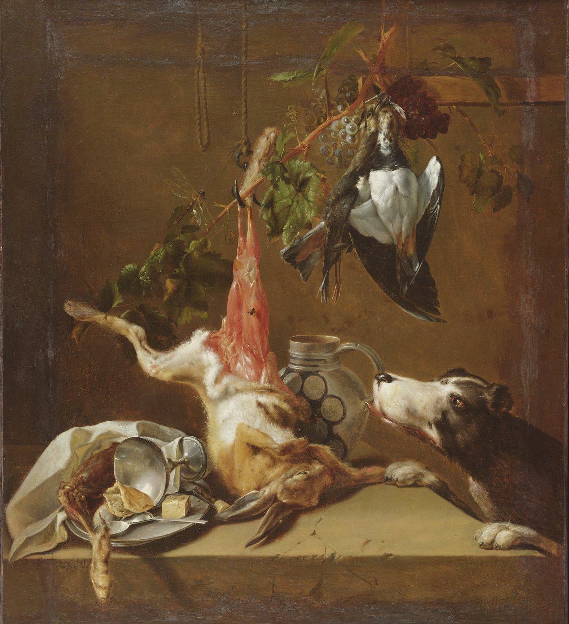 Cão de caça e jogo de Christoffel Puytlinck
