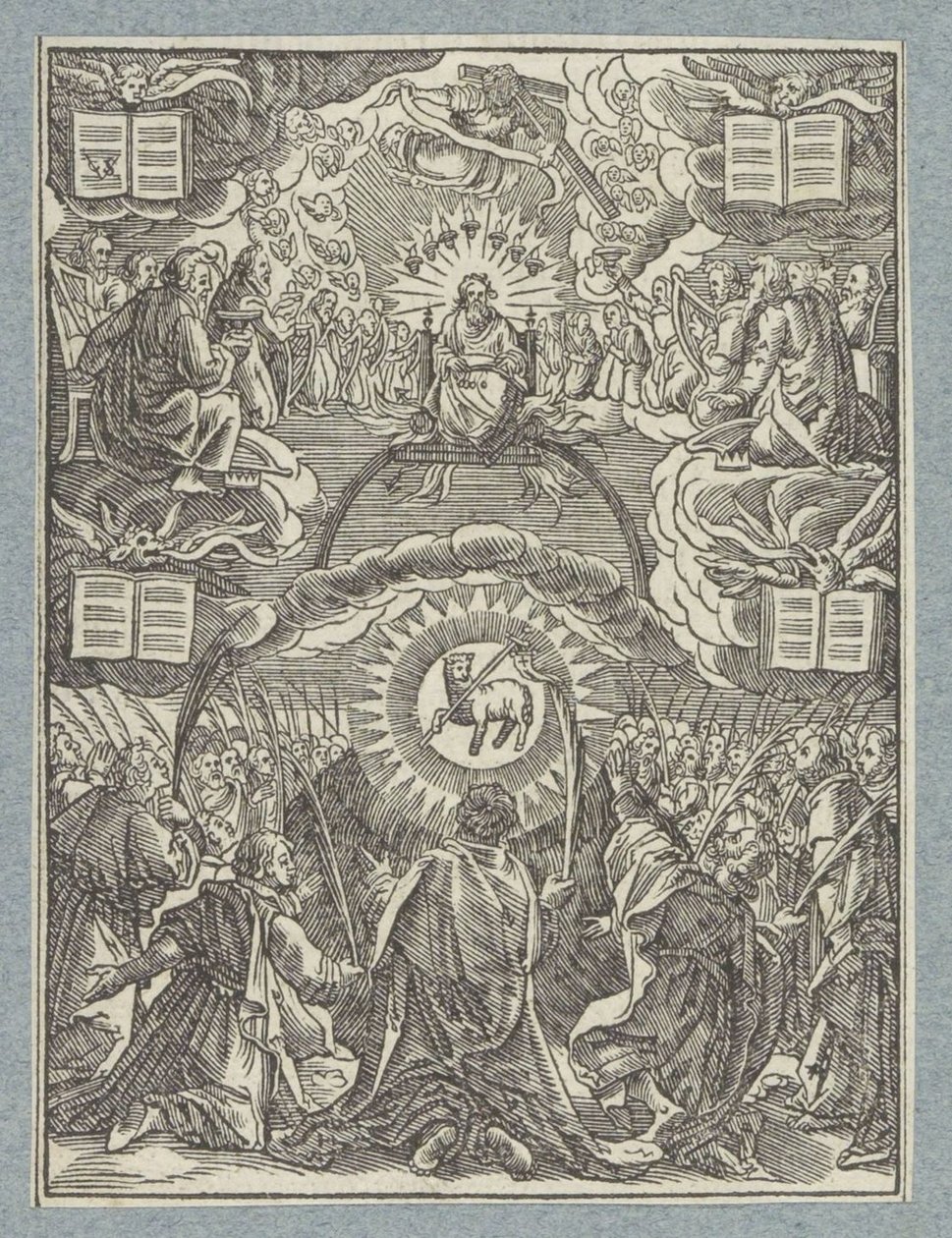 Adoração do Cordeiro Místico de Christoffel van Sichem (II)