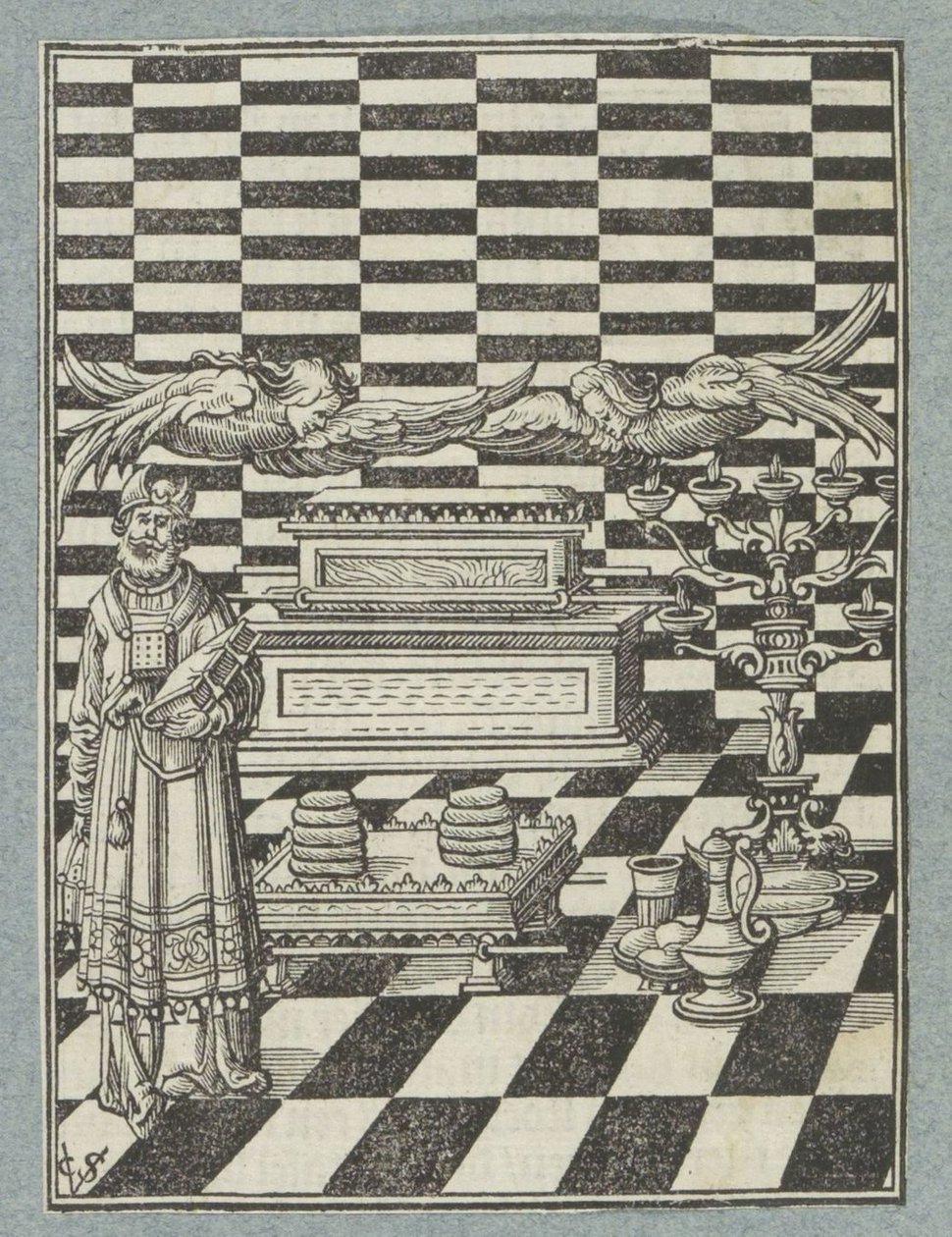 Arca do pacto e objectos do tabernáculo de Christoffel van Sichem (II)