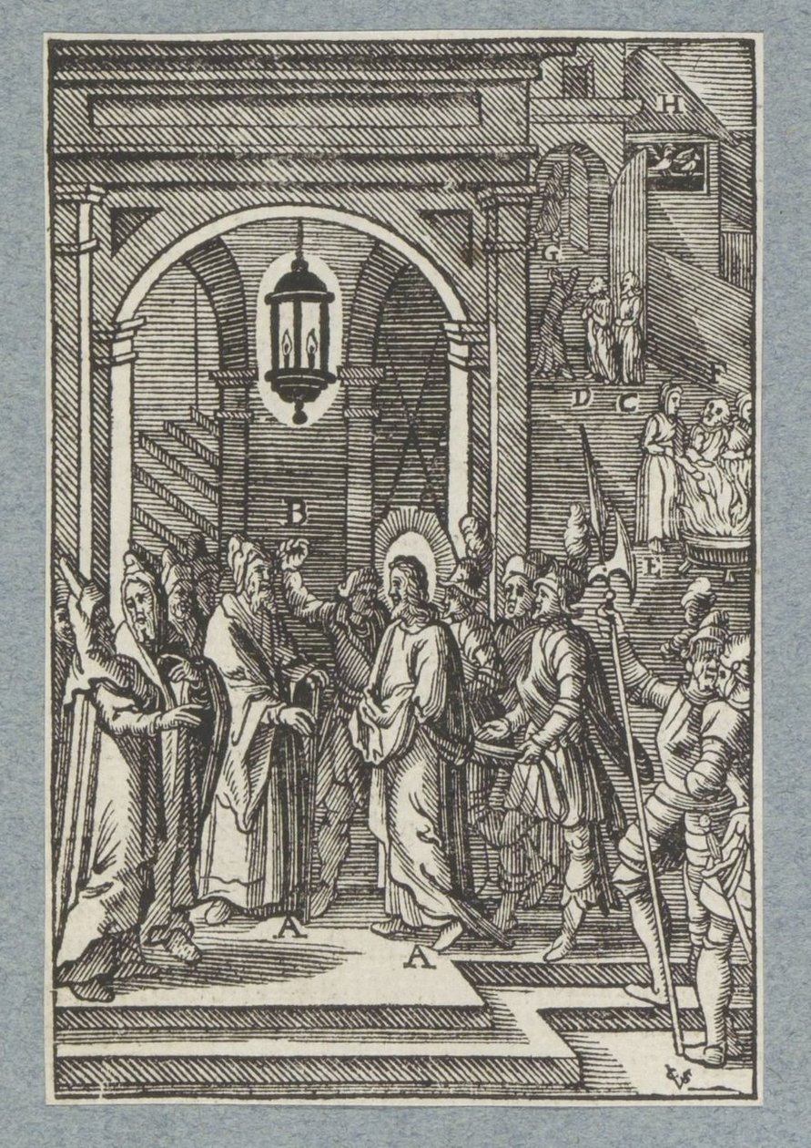 Cristo para Anás de Christoffel van Sichem (II)