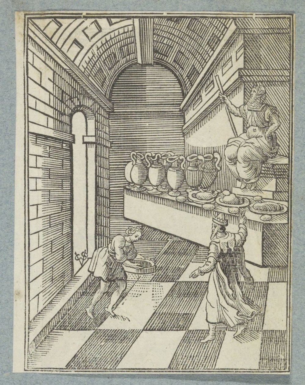 Daniel dispersa cinzas no chão do templo de Christoffel van Sichem (II)