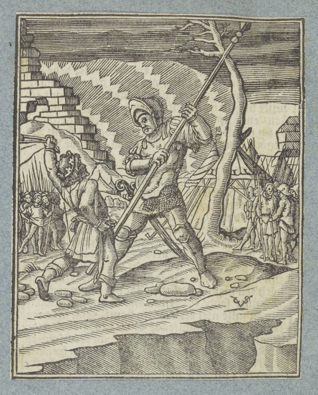 Davi derrota Golias de Christoffel van Sichem (II)