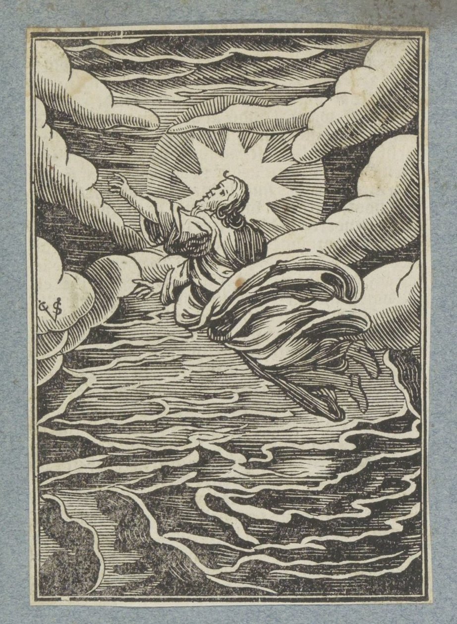 Primeiro dia da criação: separação entre luz e escuridão de Christoffel van Sichem (II)