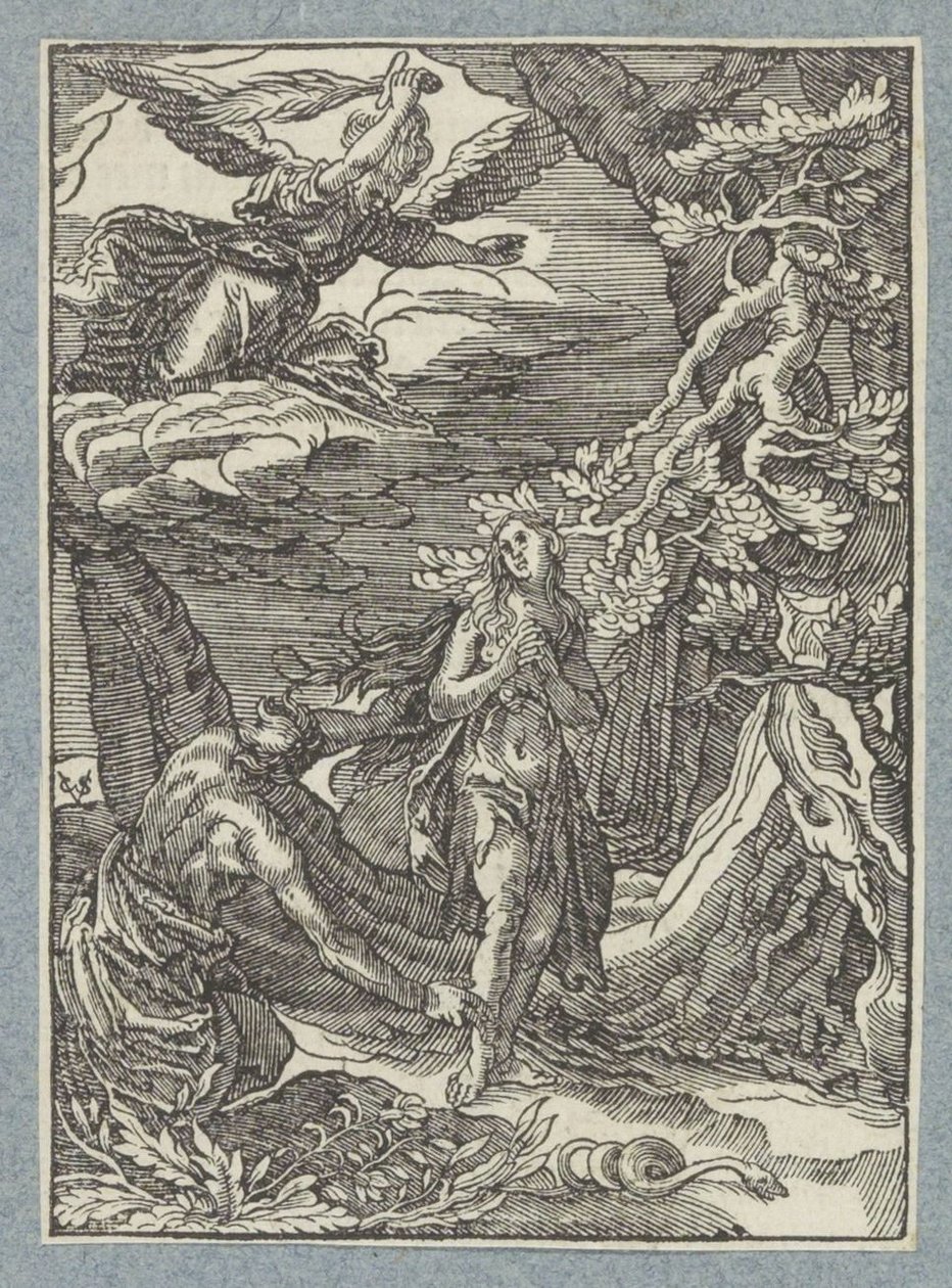 Expulsão do paraíso de Christoffel van Sichem (II)