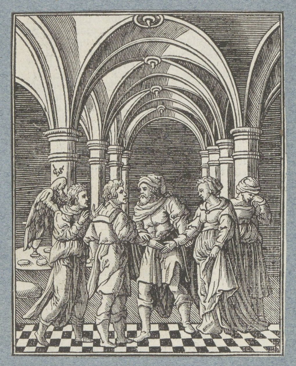 Casamento de Tobias e Sara de Christoffel van Sichem (II)