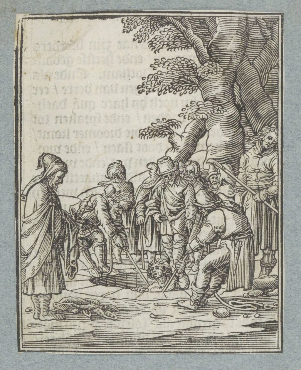 José é retirado de um poço por seus irmãos de Christoffel van Sichem (II)