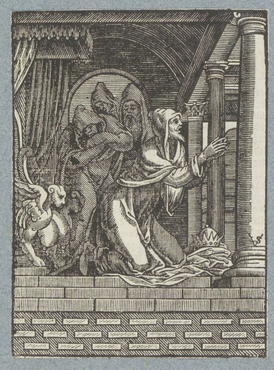Rei de Nínive faz penitência de Christoffel van Sichem (II)