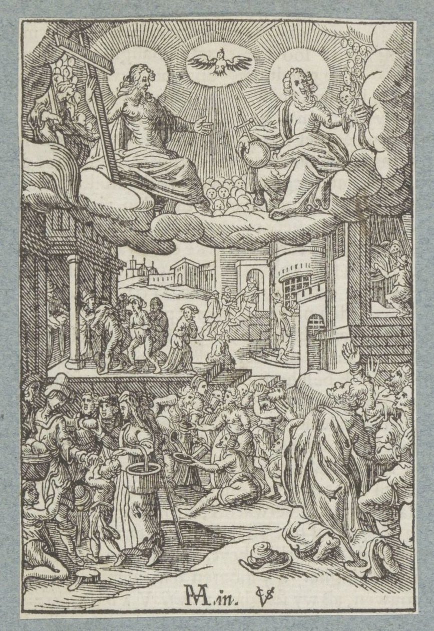 Pai nosso que estás no céu, santificado seja o teu nome de Christoffel van Sichem (II)
