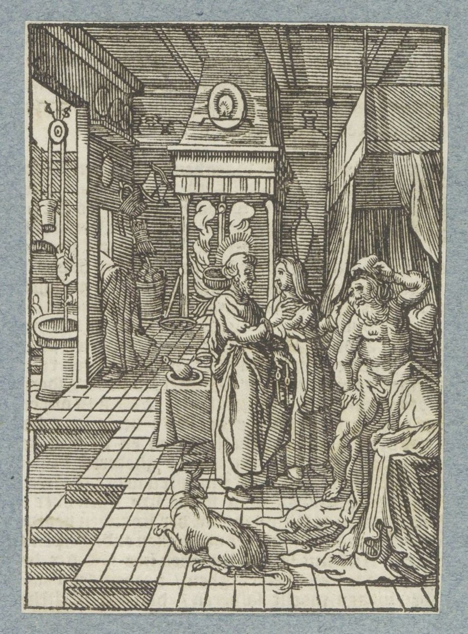 Peter cura Eneas de Christoffel van Sichem (II)