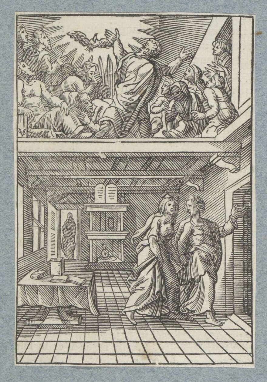 efusão do Espírito Santo de Christoffel van Sichem (II)
