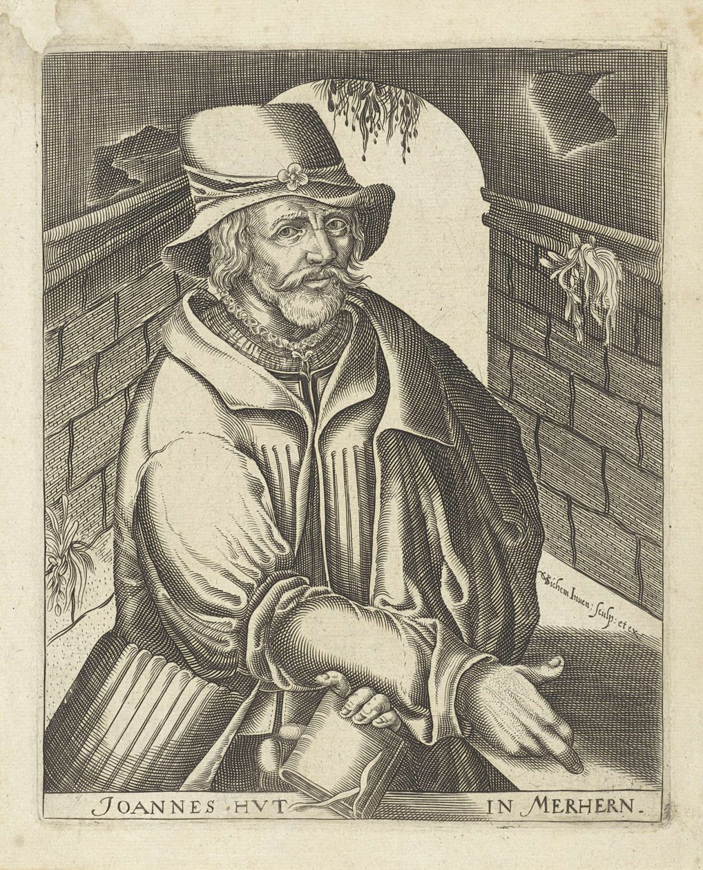 John Hus em Merhern, c. 1650 de Christoffel van Sichem