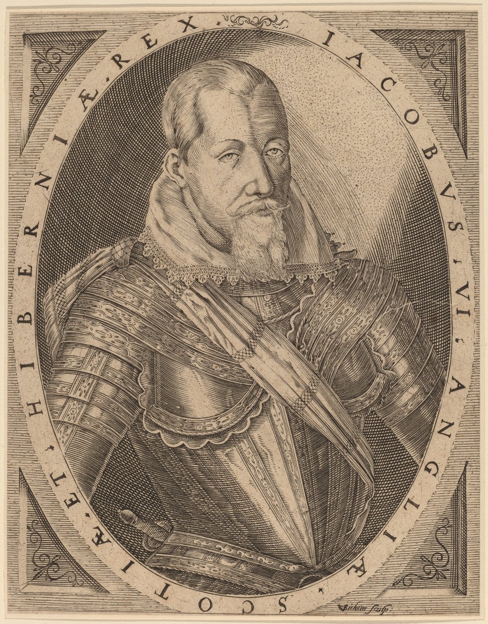 James I, Rei da Grã-Bretanha de Christoffel van Sichem I