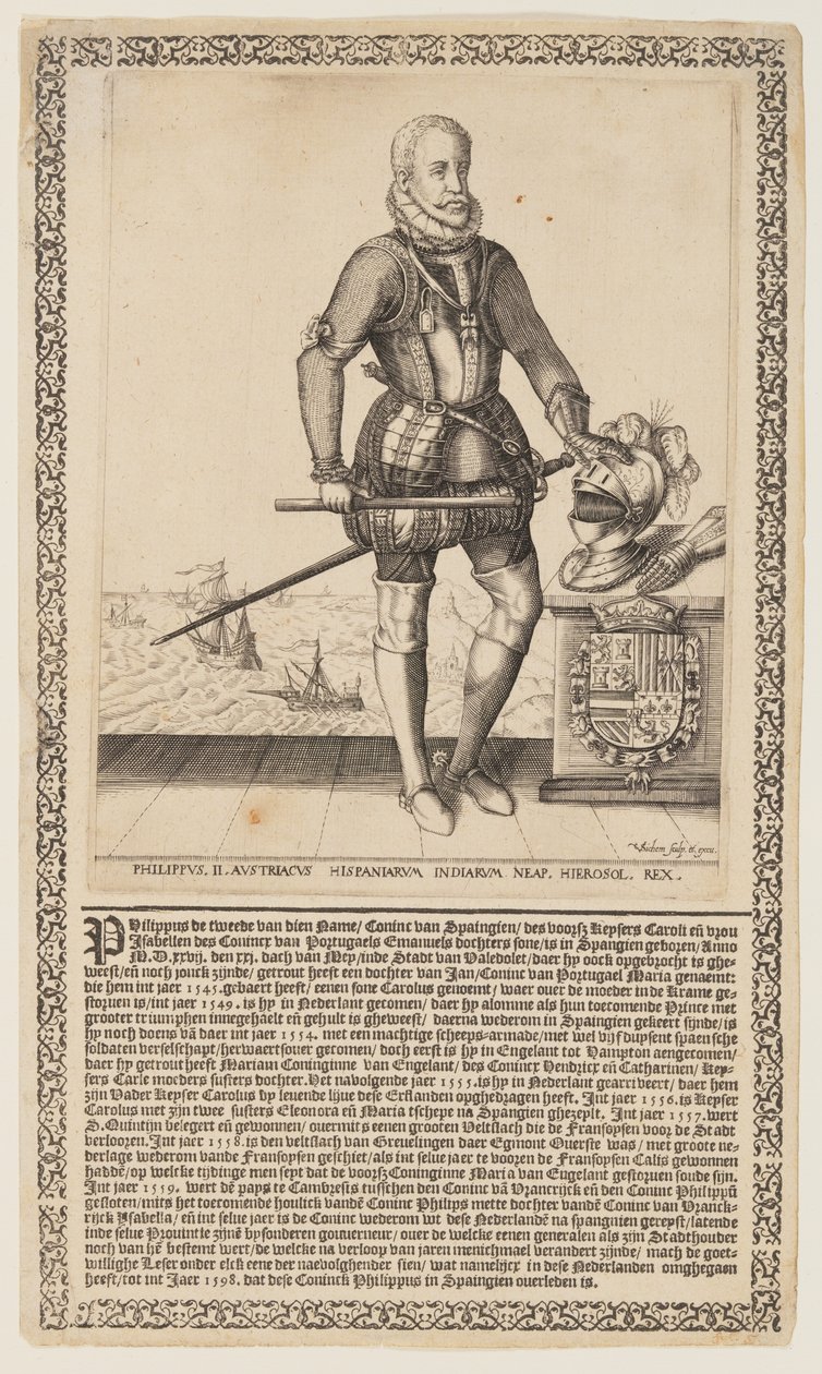 Filipe II, Rei de Espanha de Christoffel van Sichem I
