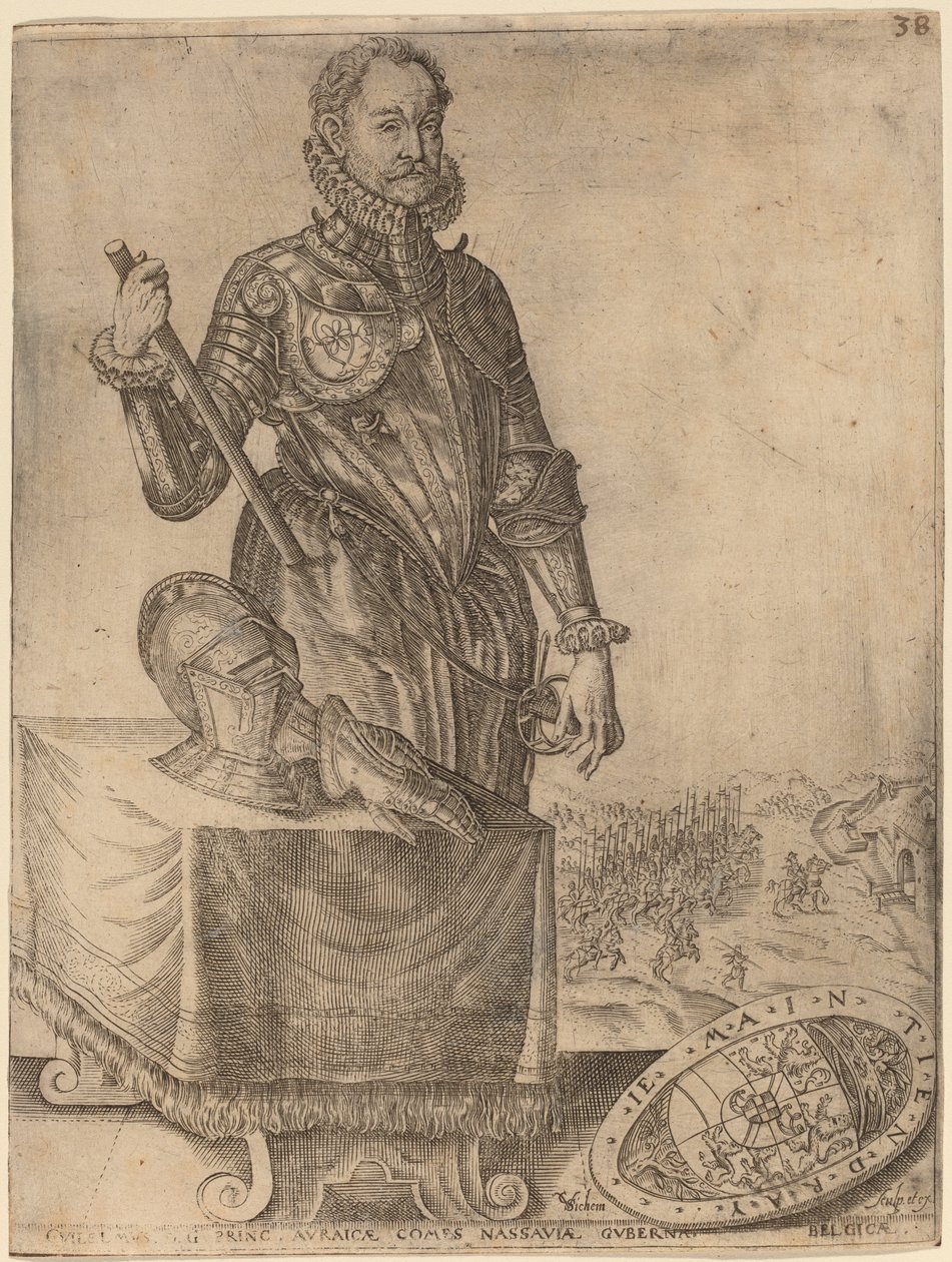 Guilherme de Nassau, Príncipe de Orange de Christoffel van Sichem I after Hendrik Goltzius