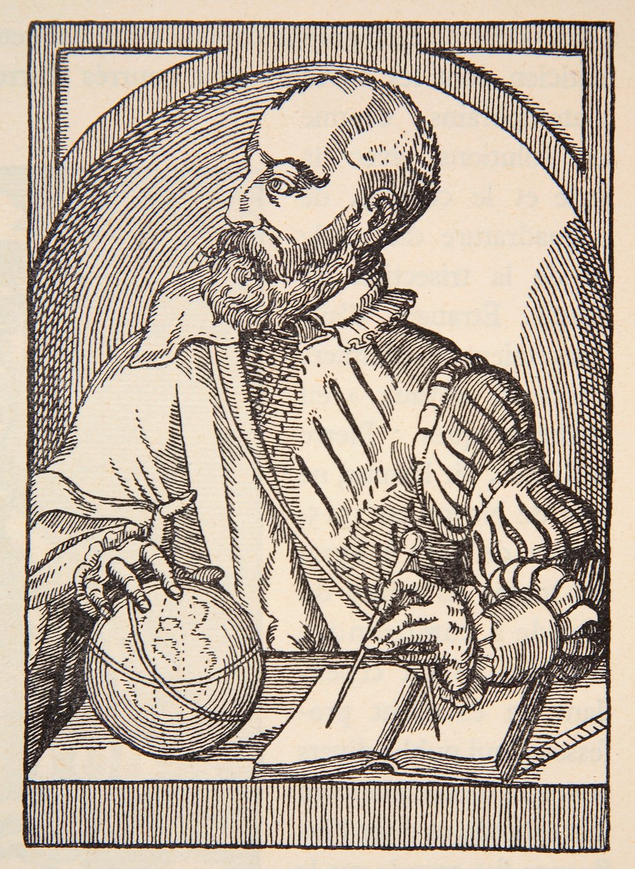 Pierre Ramus, ilustração de &39;História da nação francesa&39;, Ciências, volumes I e II, por Gabriel Hanotaux (1853-1944), 1924 de Christoffel van the Elder Sichem