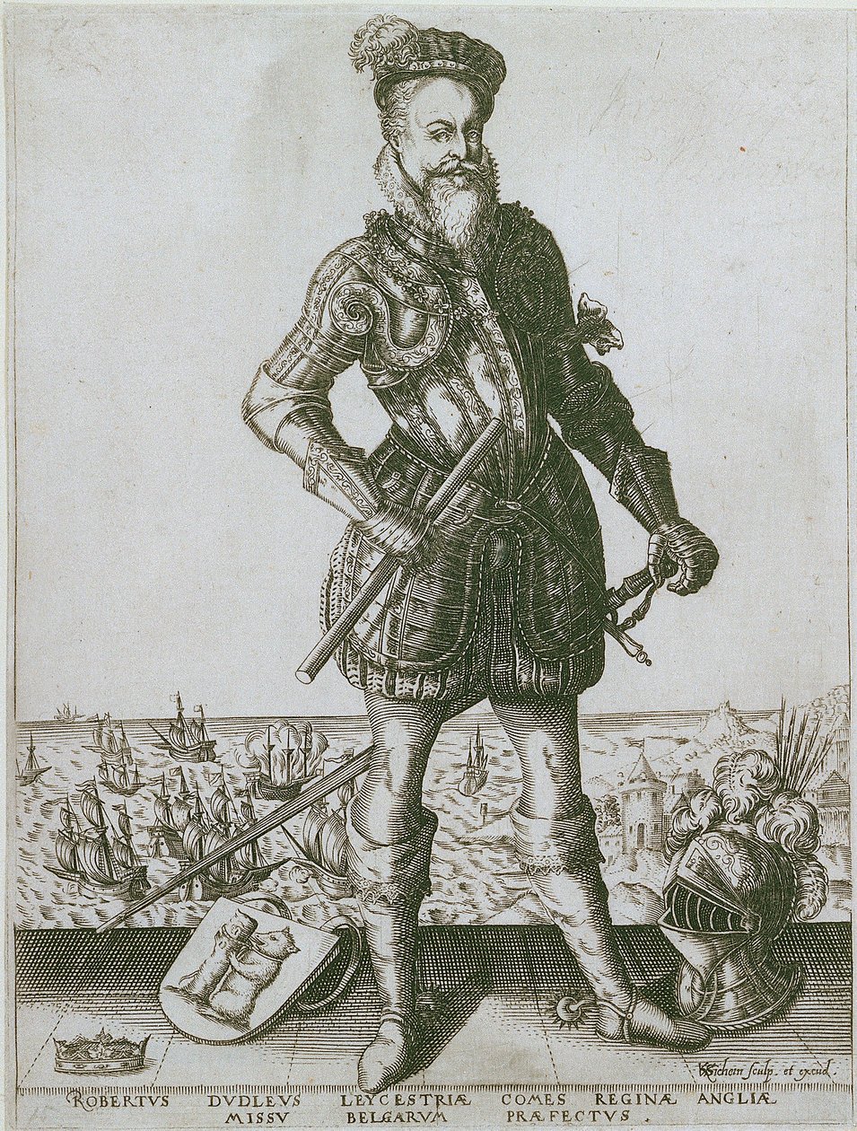 Robert Dudley de Christoffel van the Elder Sichem